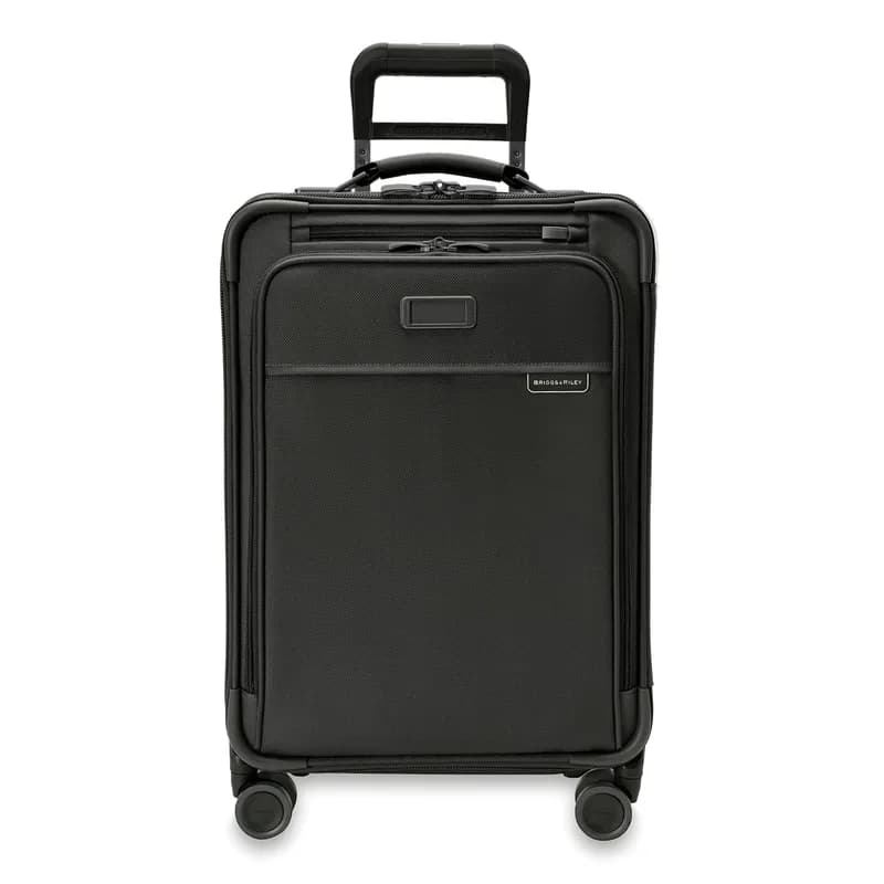 Briggs & Riley Baseline Essential 22-inch carry-on spinner in black ballistic nylon